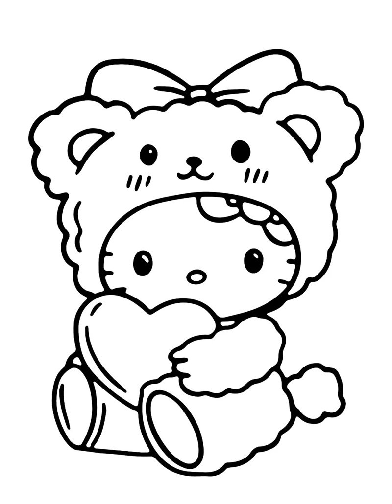 tranh tô màu sanrio 34