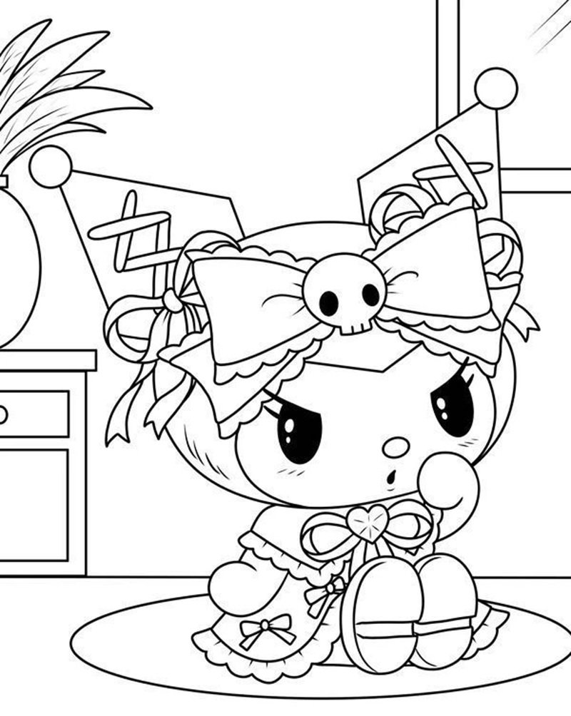 tranh tô màu sanrio 39