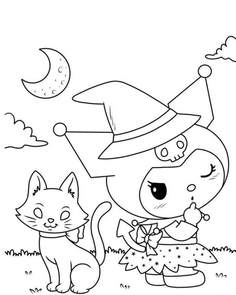 tranh tô màu sanrio 40