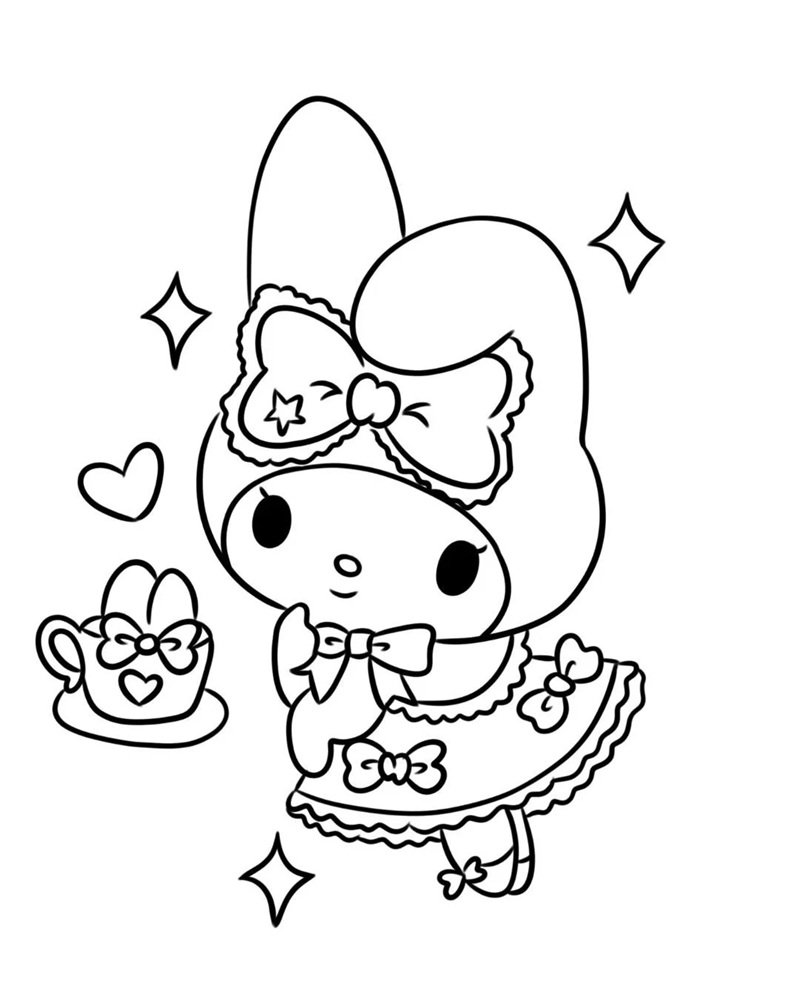 tranh tô màu sanrio 41