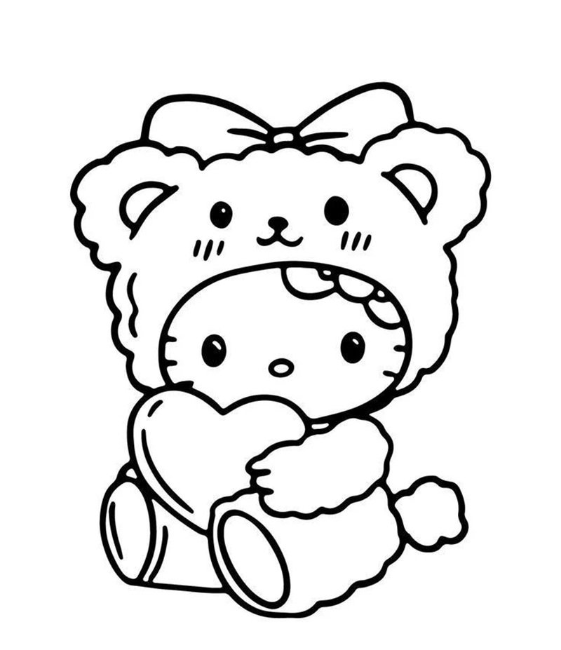 tranh tô màu sanrio 6