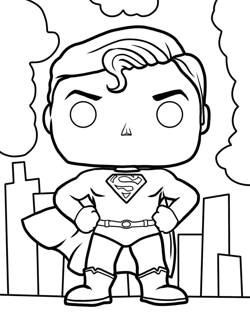 tranh tô màu siêu nhân 11