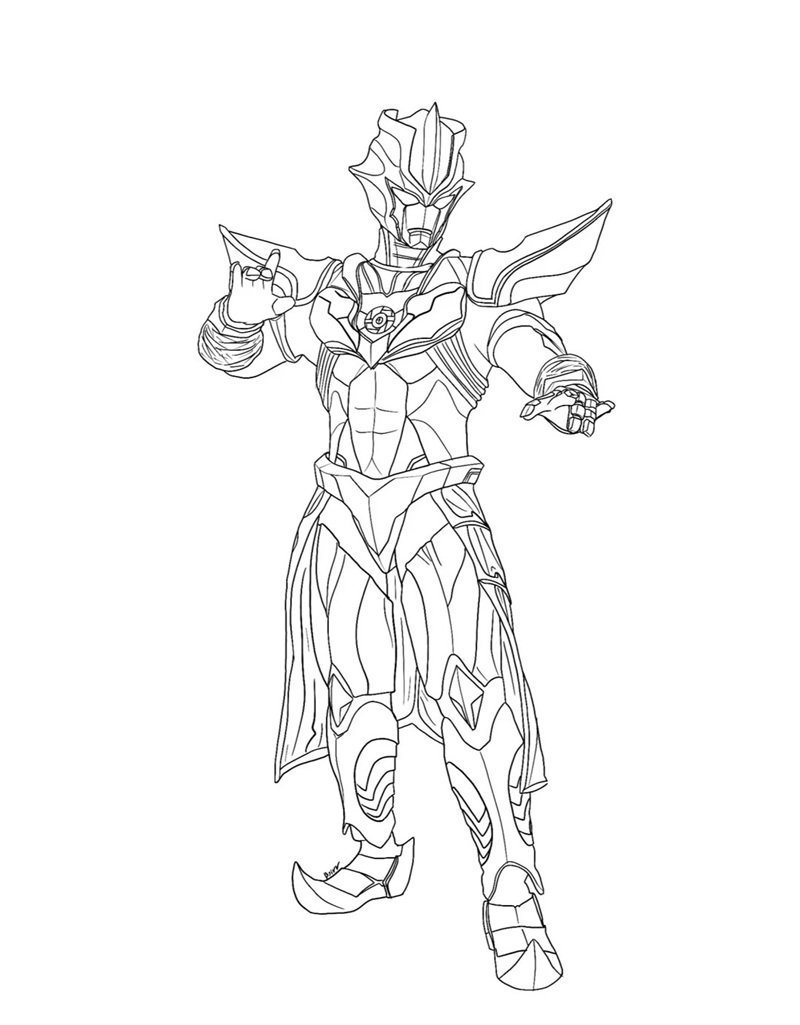 tranh tô màu siêu nhân 17