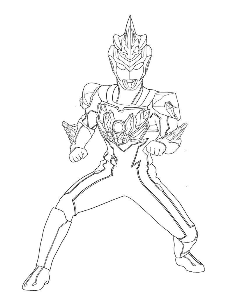 tranh tô màu siêu nhân 18