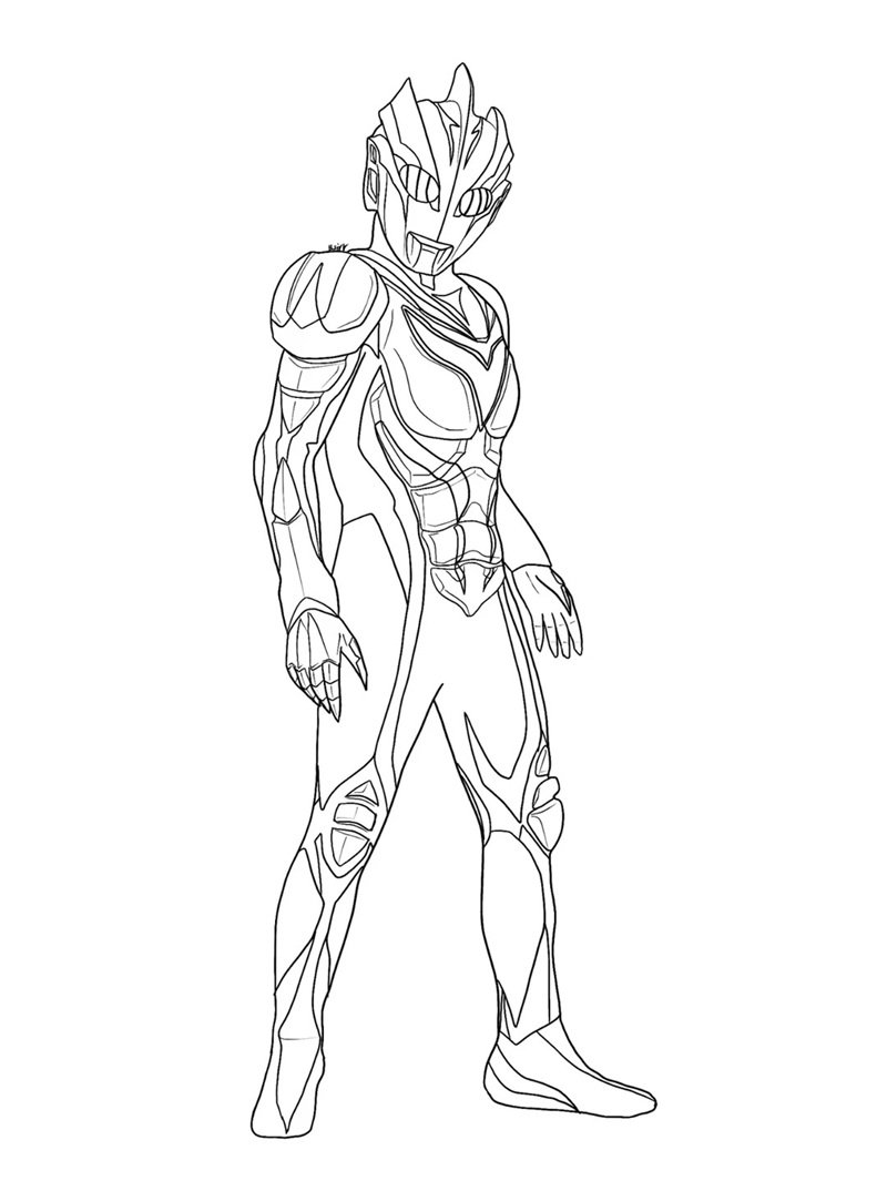 tranh tô màu siêu nhân 19