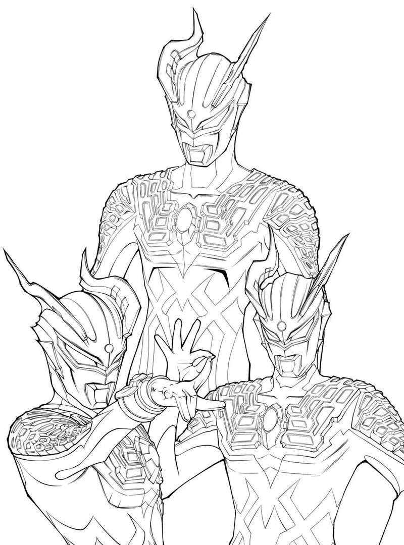 tranh tô màu siêu nhân 20