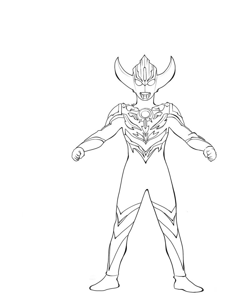 tranh tô màu siêu nhân 24