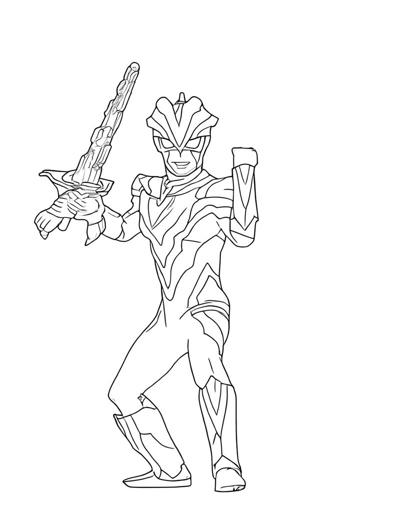 tranh tô màu siêu nhân 26
