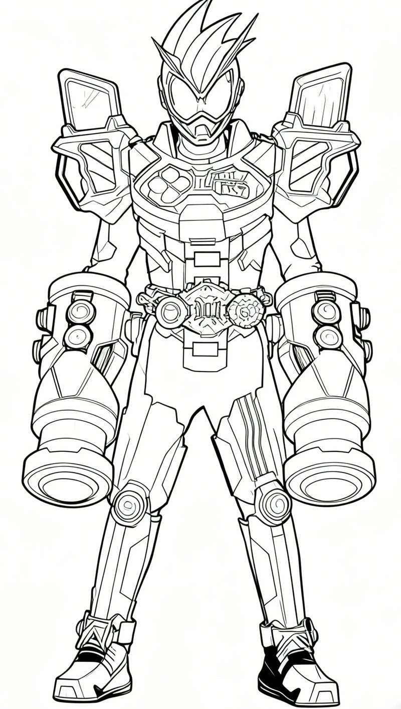 tranh tô màu siêu nhân 32