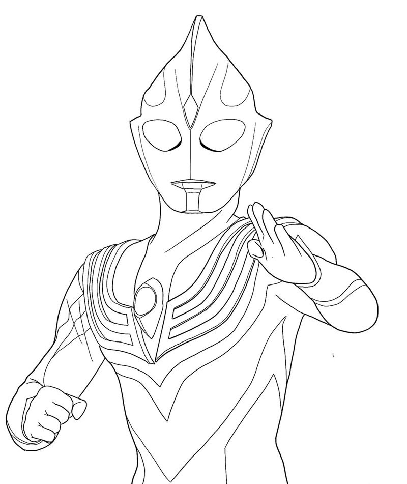 tranh tô màu siêu nhân 33