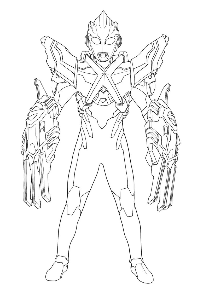 tranh tô màu siêu nhân 35