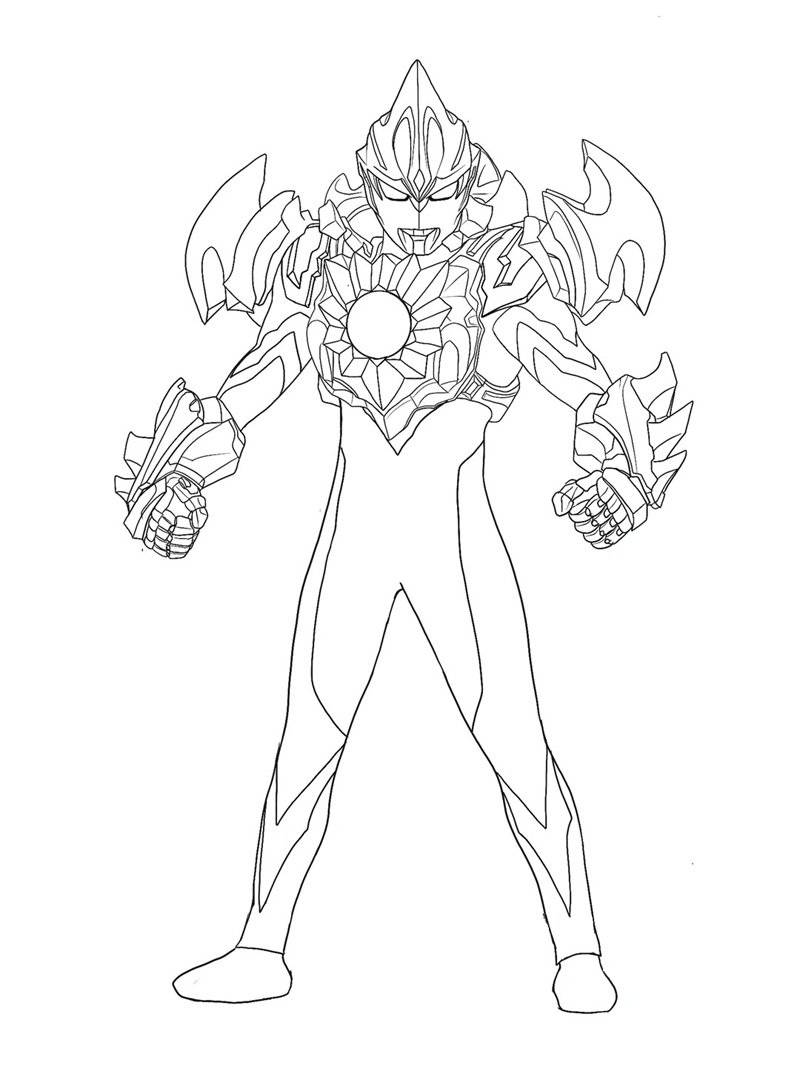 tranh tô màu siêu nhân 8