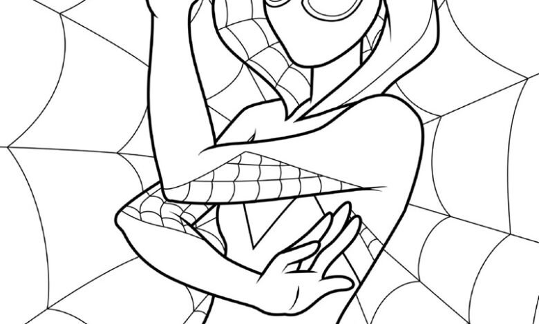 tranh tô màu siêu nhân 9