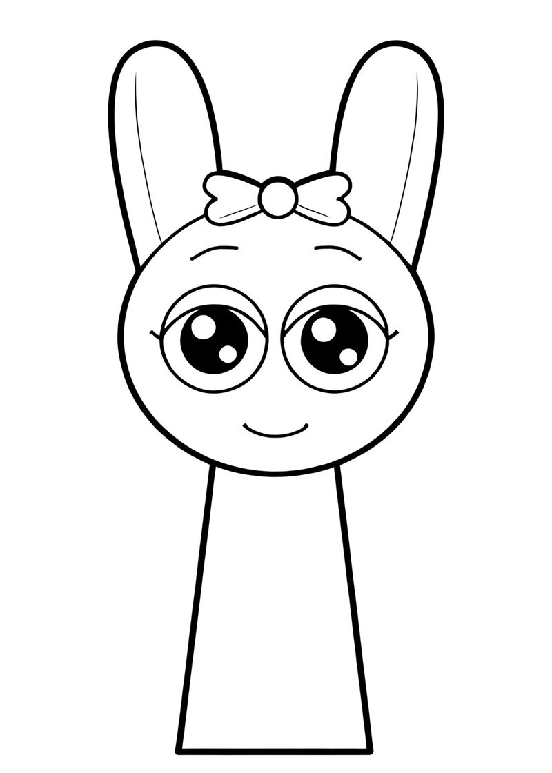 tranh tô màu sprunki 11