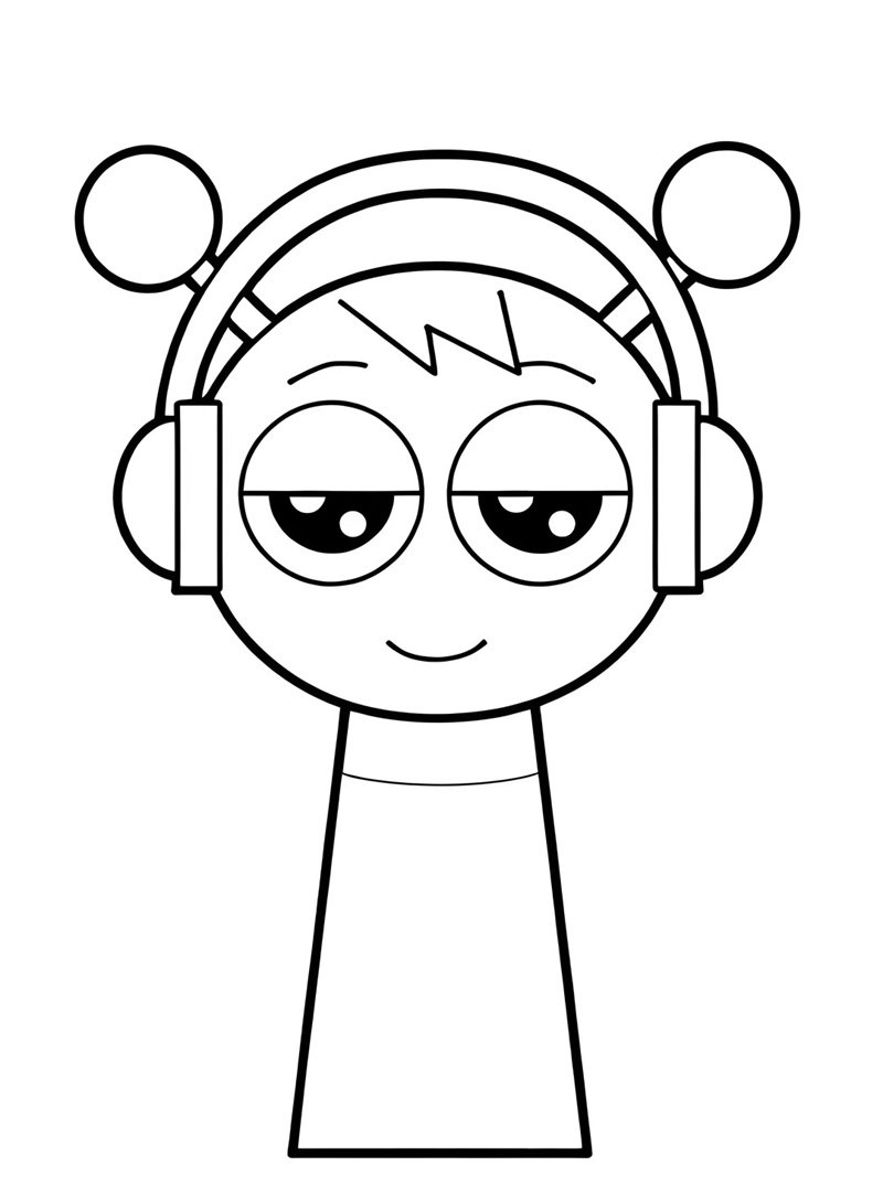 tranh tô màu sprunki 12