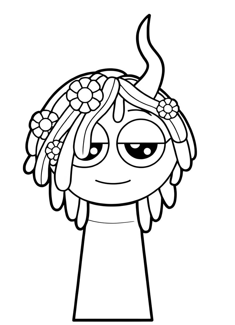 tranh tô màu sprunki 13