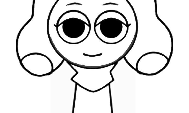 tranh tô màu sprunki 23