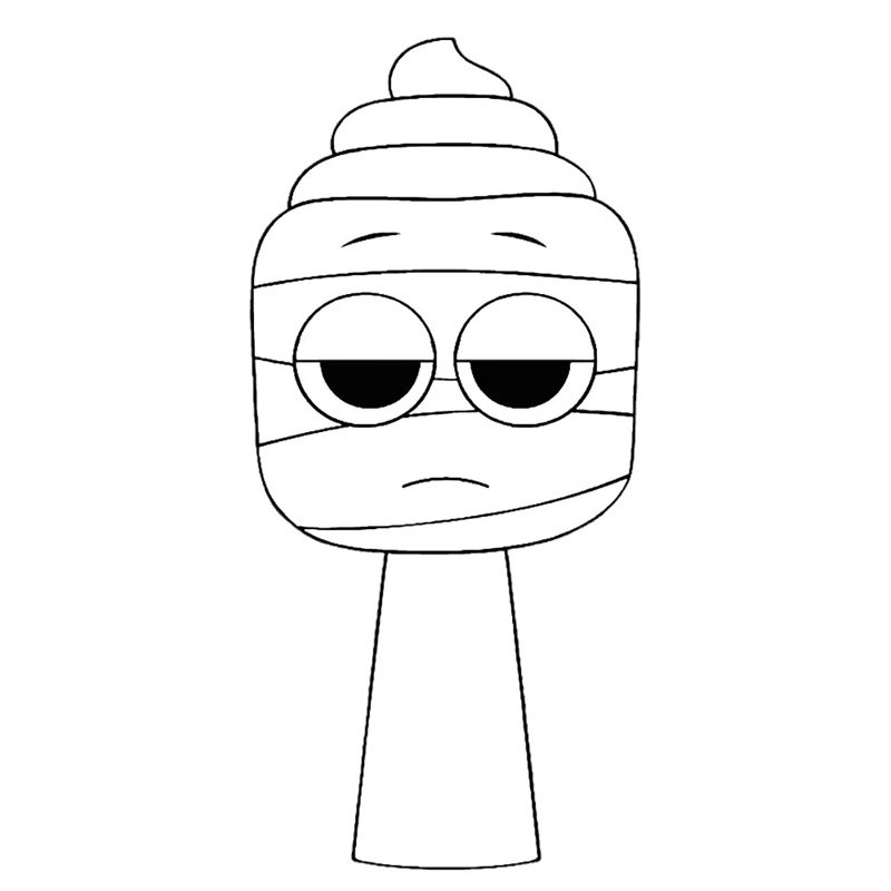 tranh tô màu sprunki 24