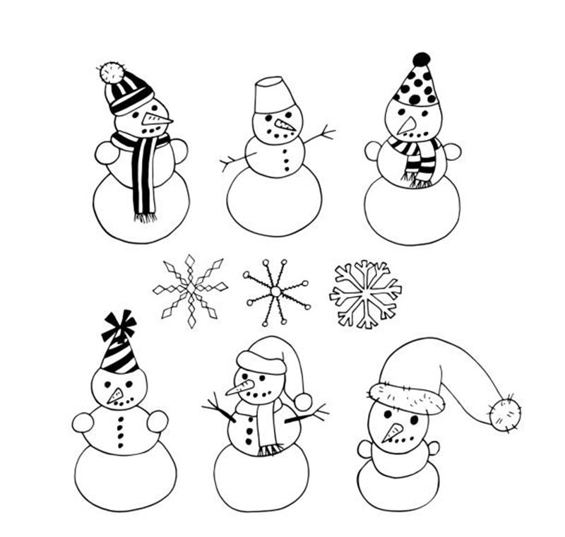 tranh tô màu sticker cute 1