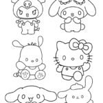 tranh tô màu sticker cute 25