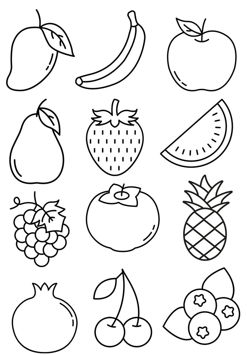 tranh tô màu sticker cute 31