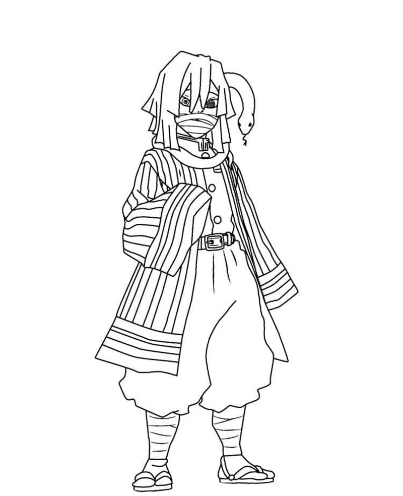 tranh tô màu thanh gươm diệt quỷ 1