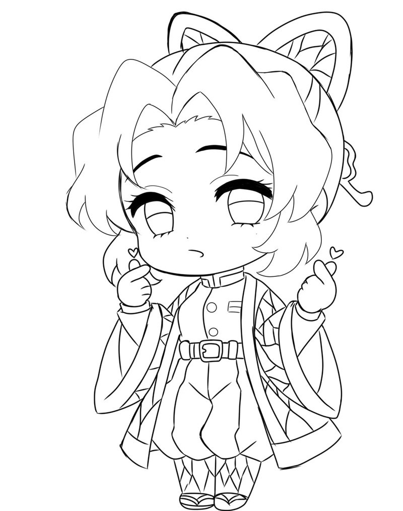 tranh tô màu thanh gươm diệt quỷ 19