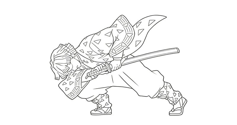 tranh tô màu thanh gươm diệt quỷ 36