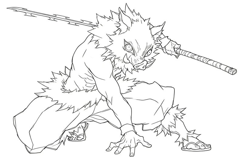 tranh tô màu thanh gươm diệt quỷ 37