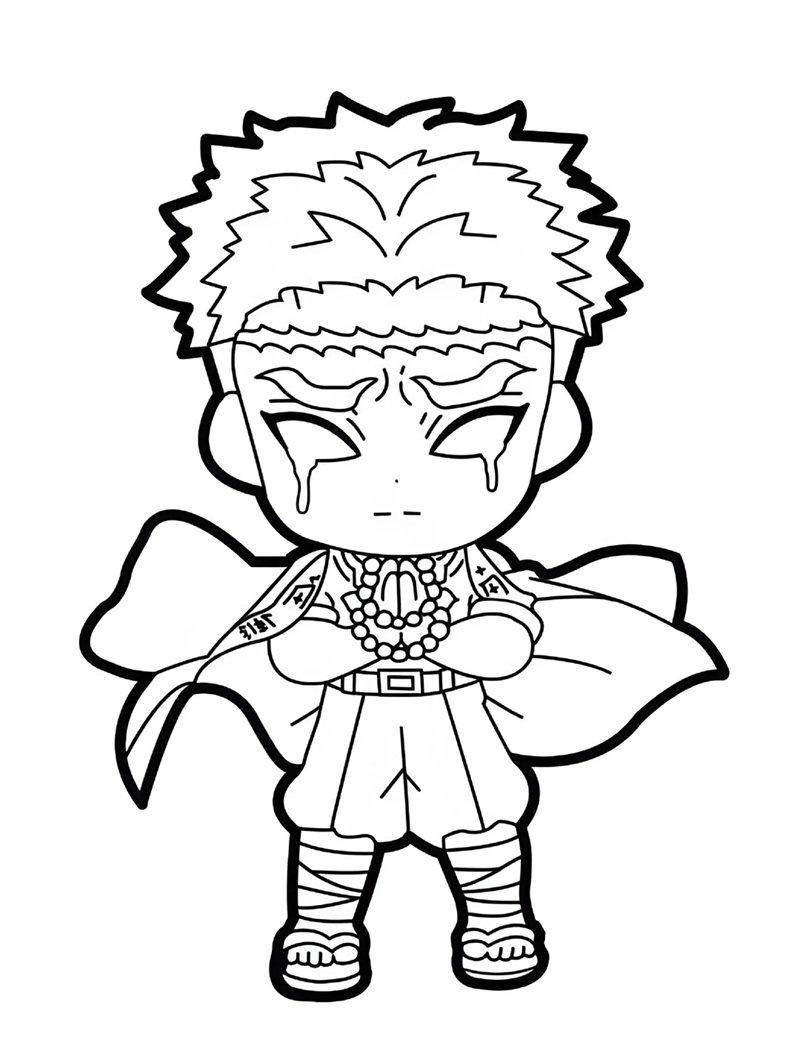 tranh tô màu thanh gươm diệt quỷ 39