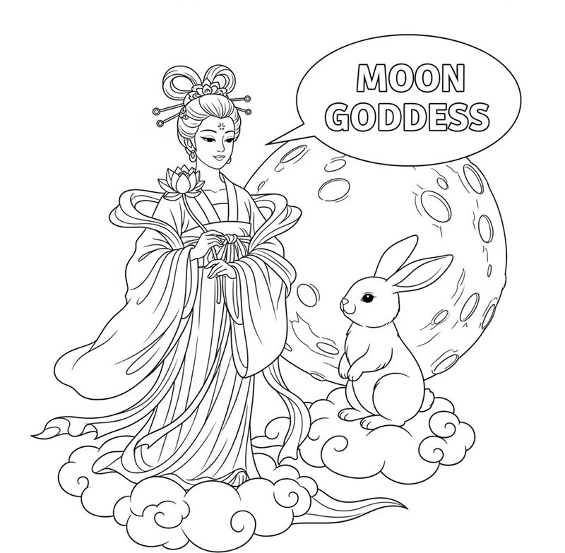 tranh tô màu trung thu 10