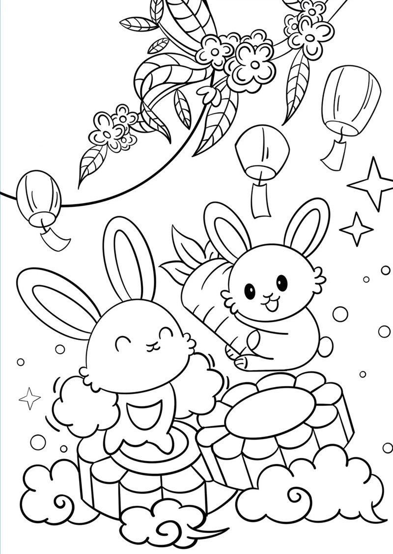 tranh tô màu trung thu 13