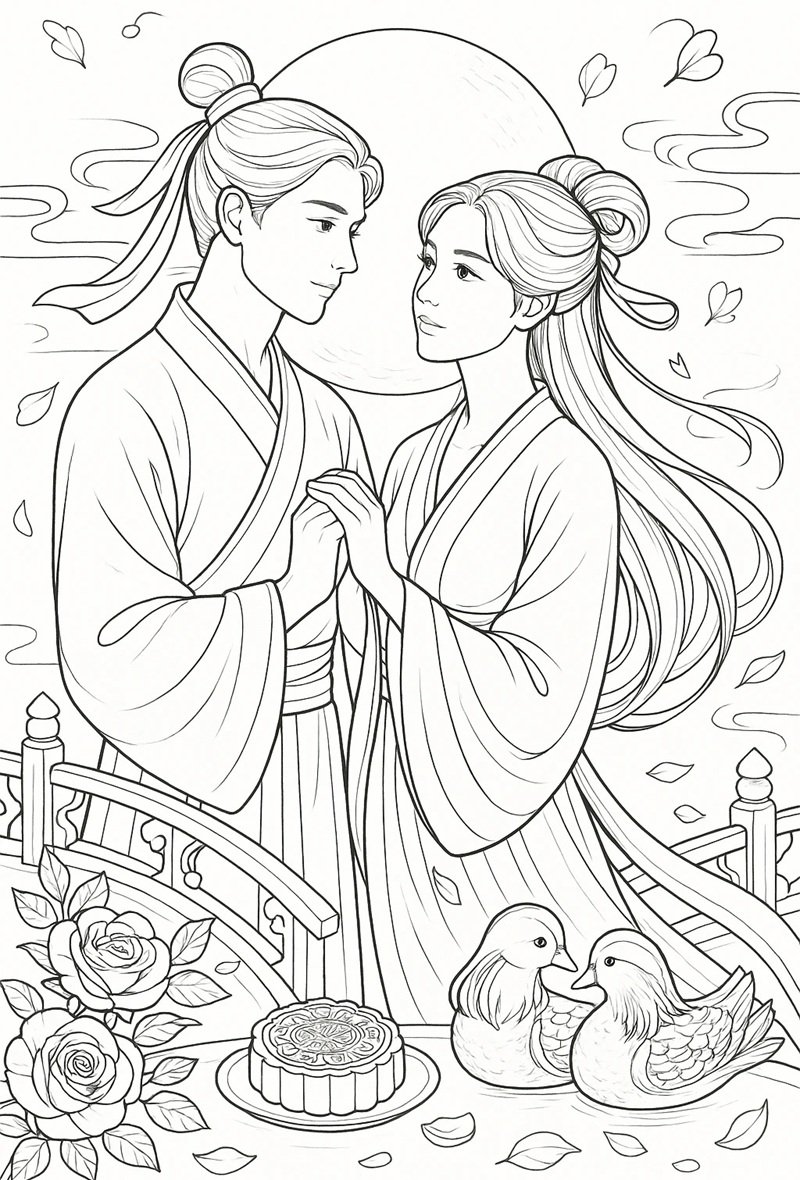 tranh tô màu trung thu 14