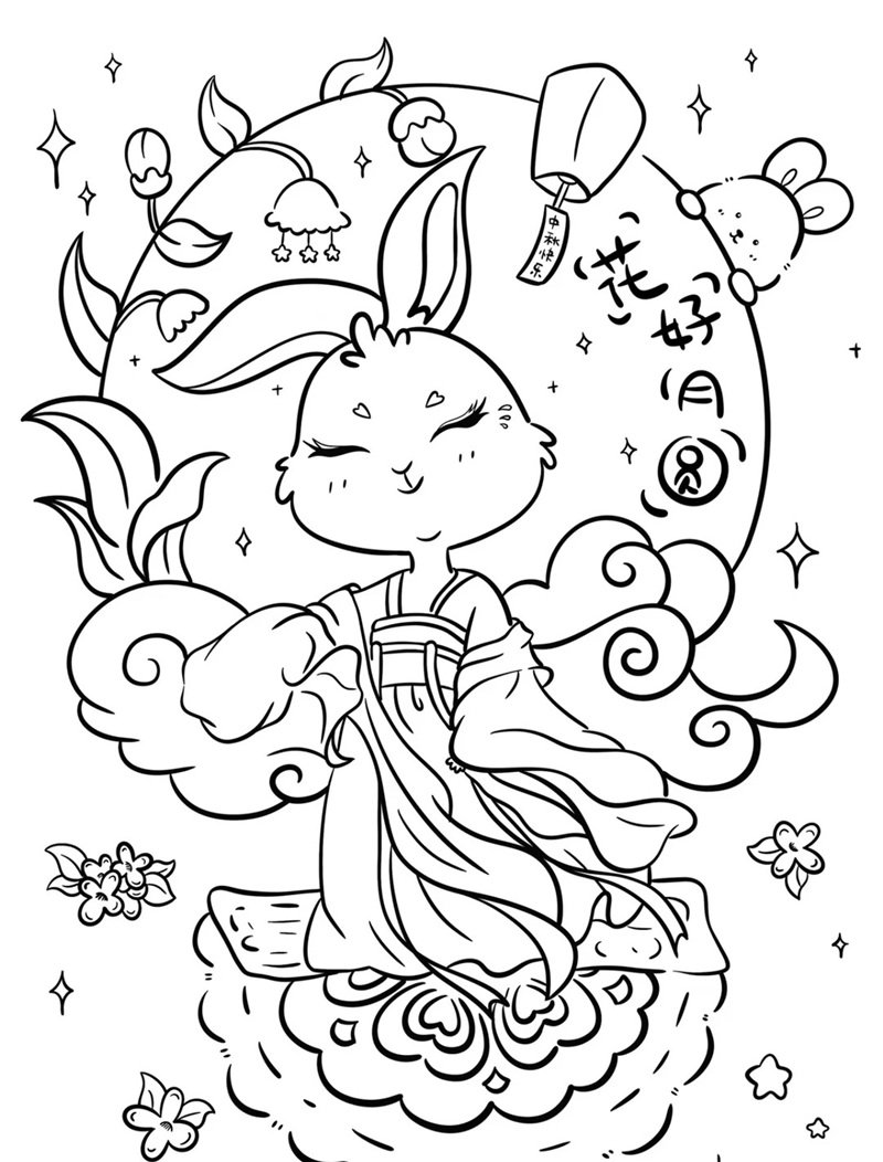 tranh tô màu trung thu 18