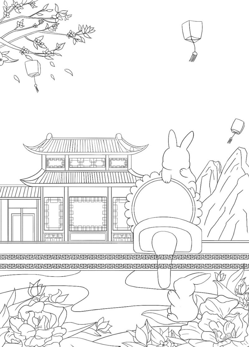 tranh tô màu trung thu 32