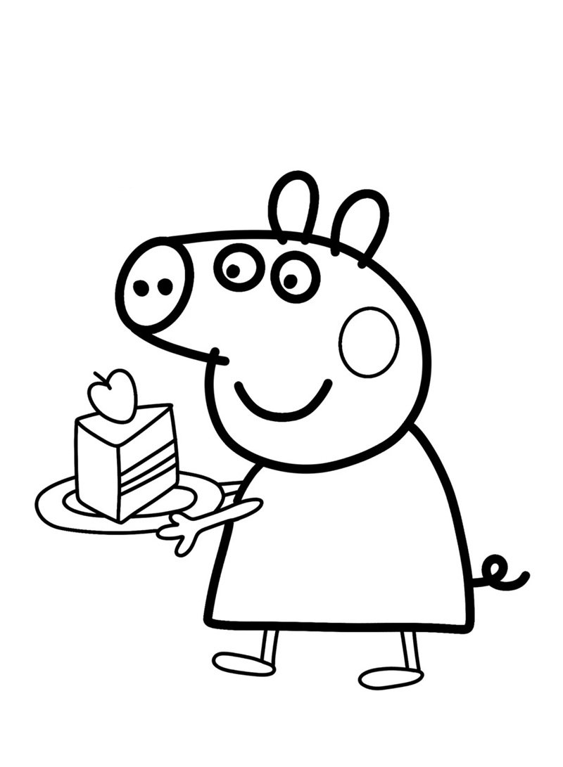 heo peppa tô màu 17