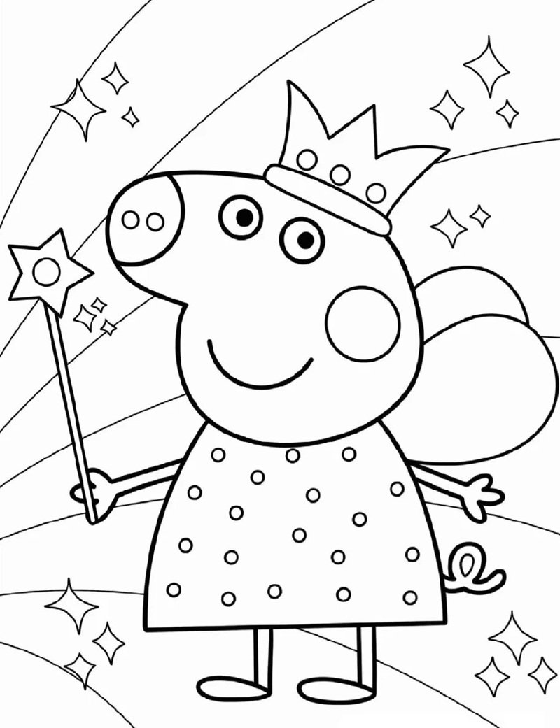 heo peppa tô màu 18