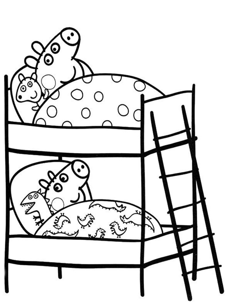 heo peppa tô màu 24