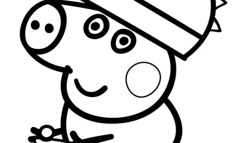 heo peppa tô màu 27