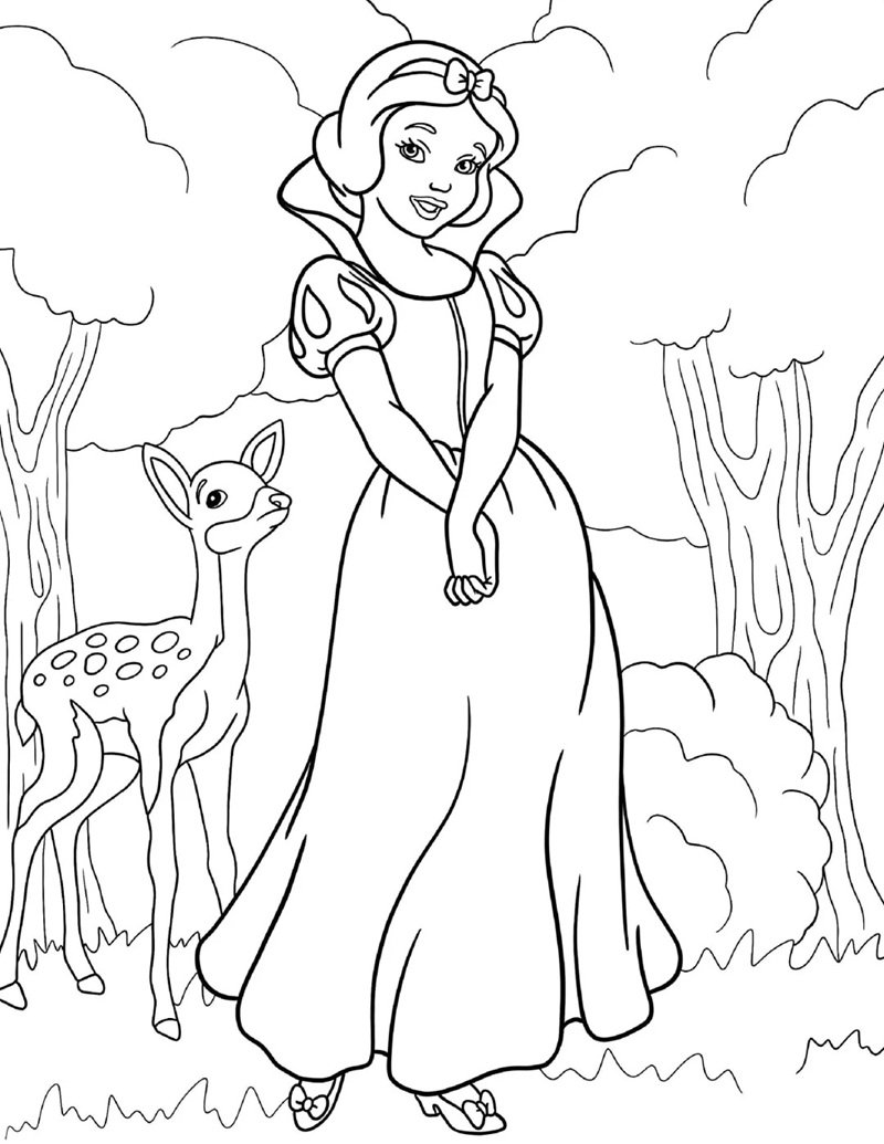 tô màu bạch tuyết 18