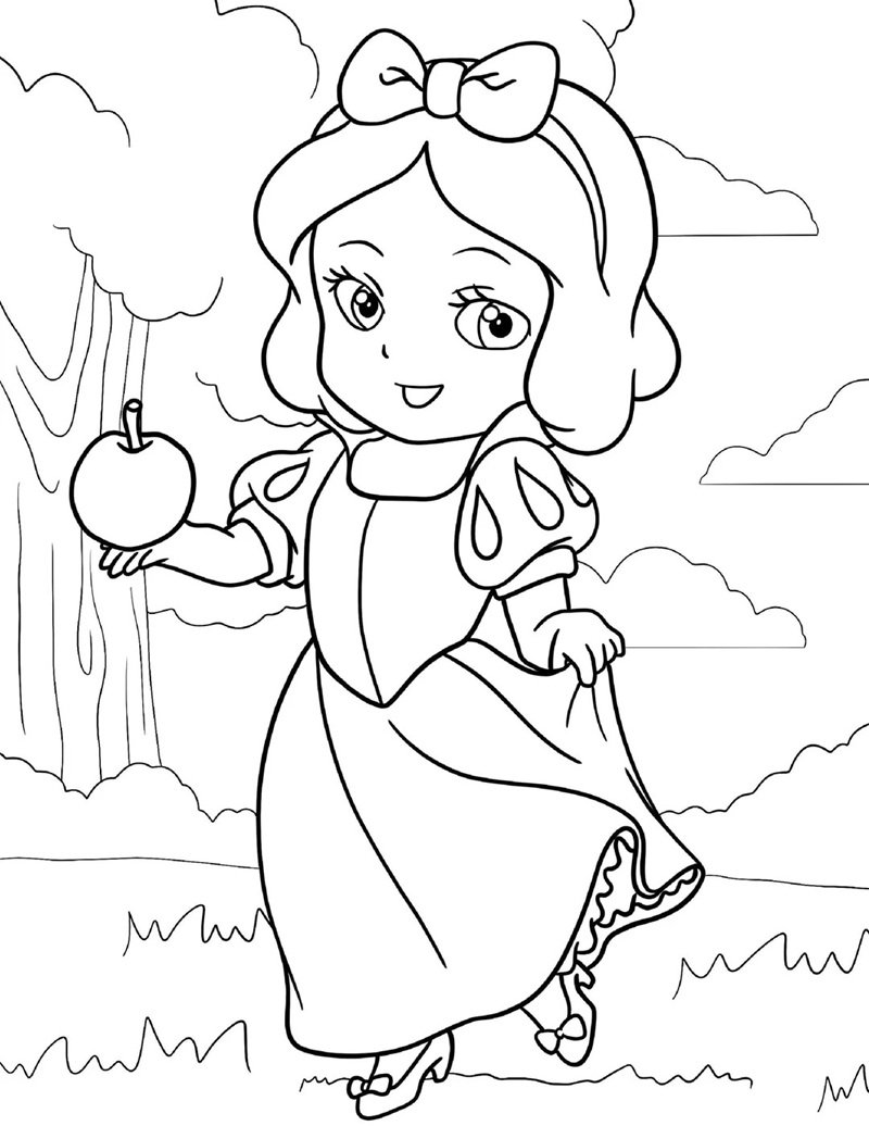 tô màu bạch tuyết 20