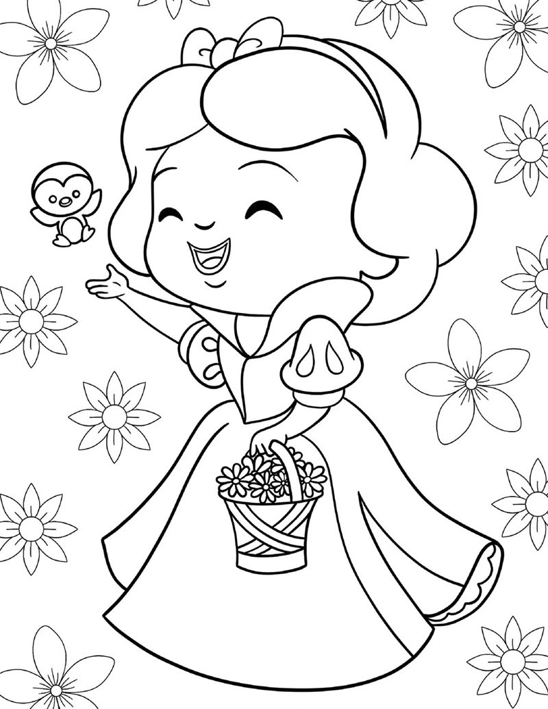 tô màu bạch tuyết 21