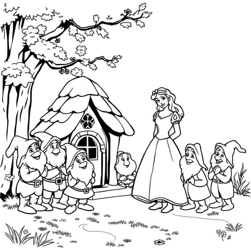 tô màu bạch tuyết 38