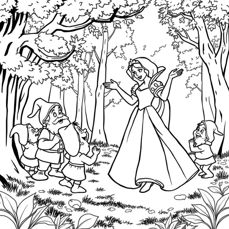 tô màu bạch tuyết 40