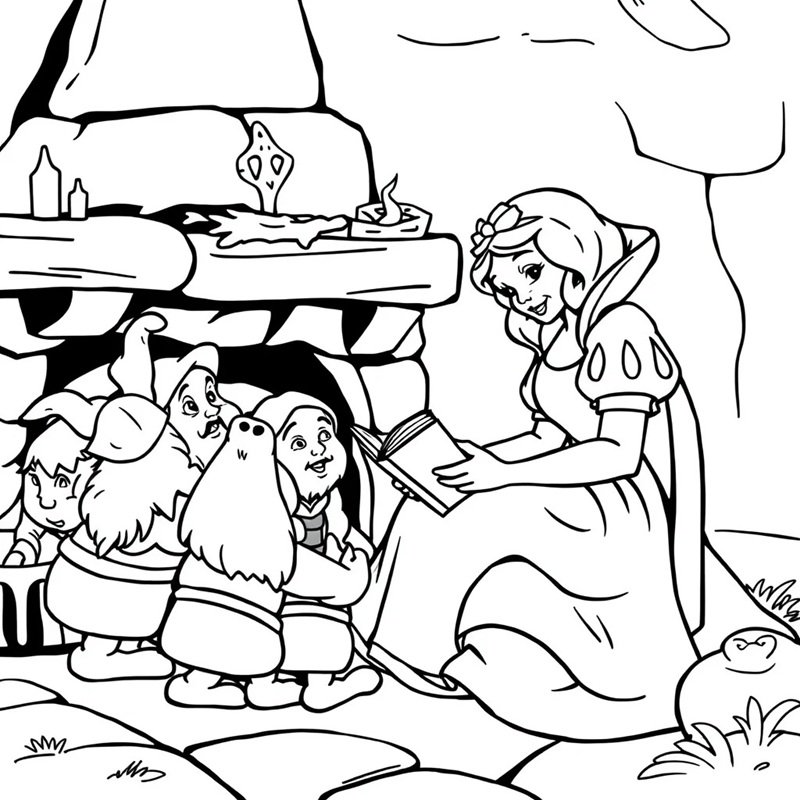 tô màu bạch tuyết 41