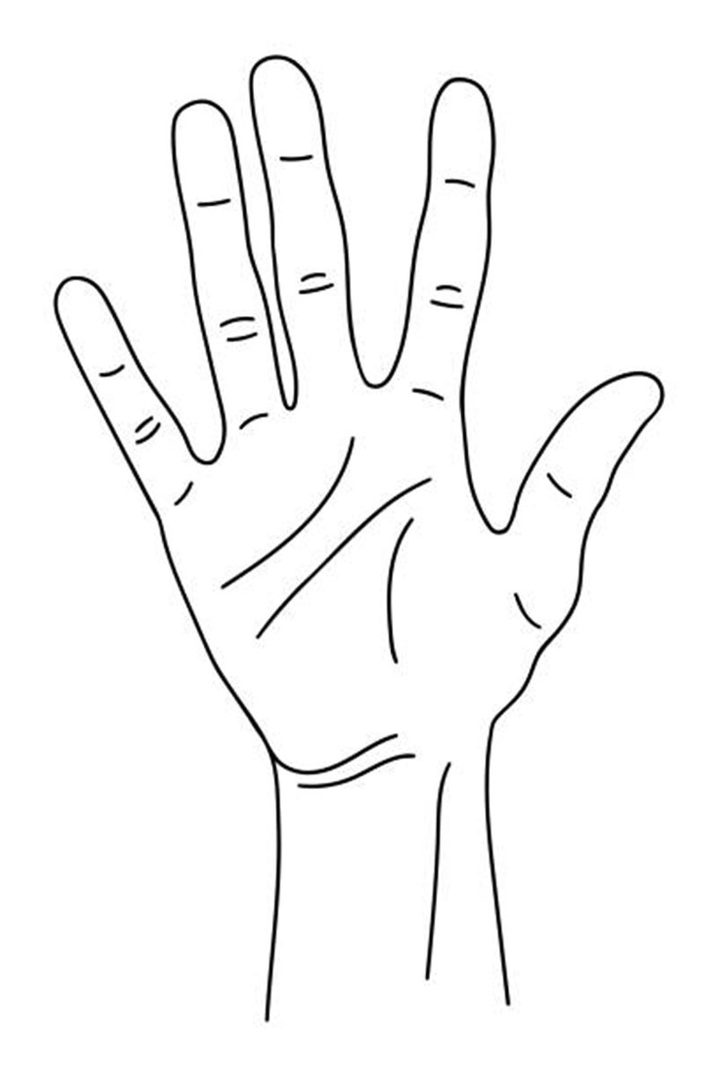 tô màu bàn tay 3