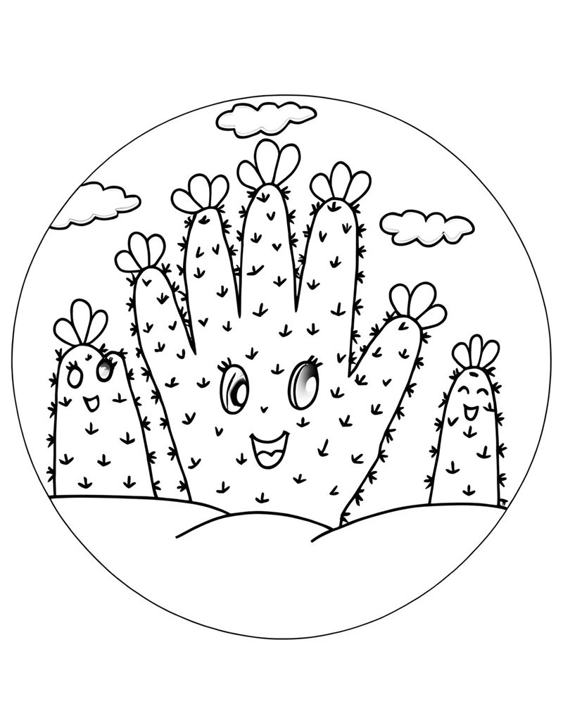 tô màu bàn tay 34