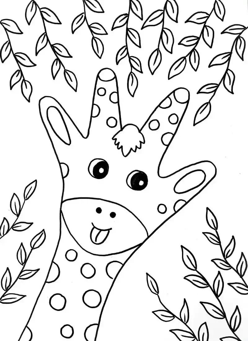 tô màu bàn tay 36