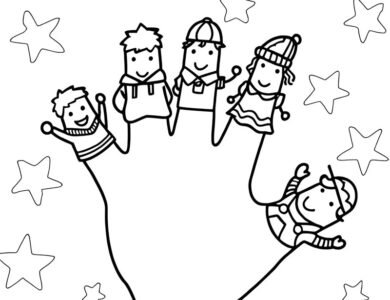 tô màu bàn tay 37