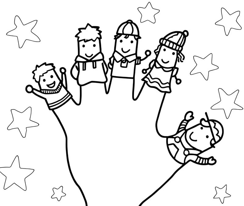 tô màu bàn tay 37